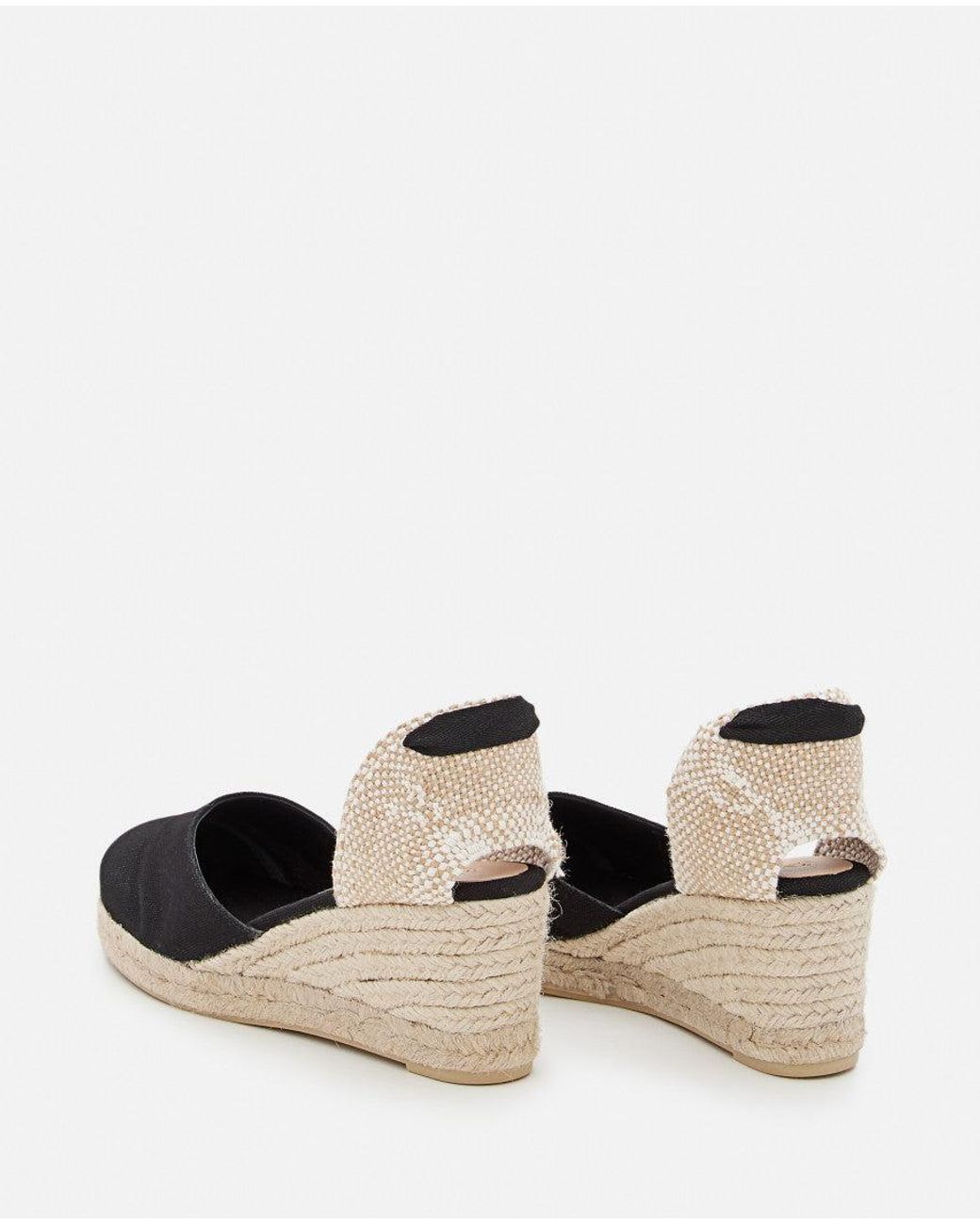Castaner Black Carina Wedges