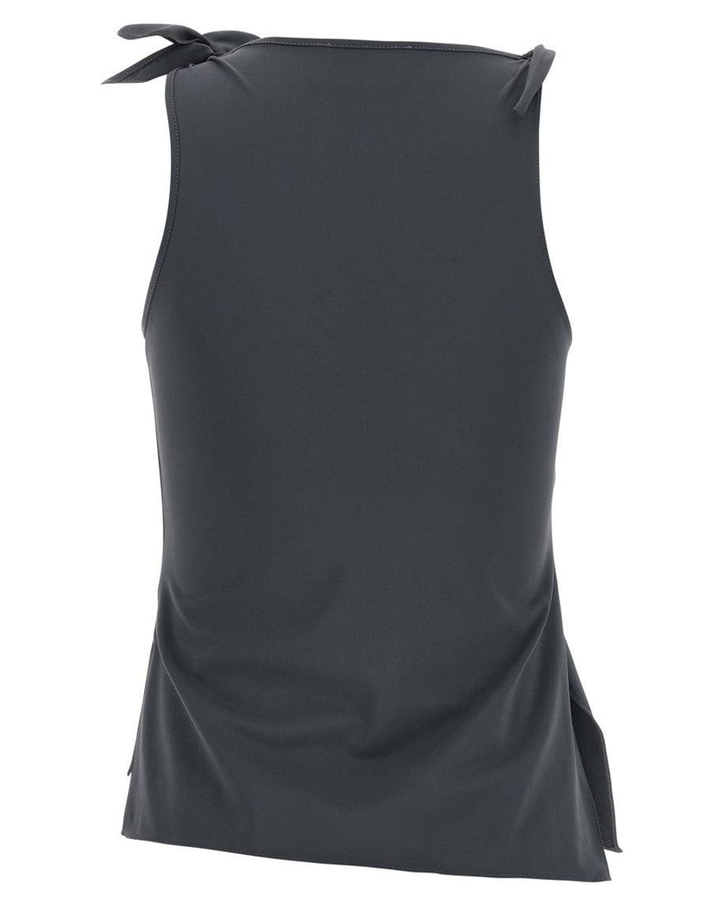 Coperni Gray 'Asymmetric Flower' Top
