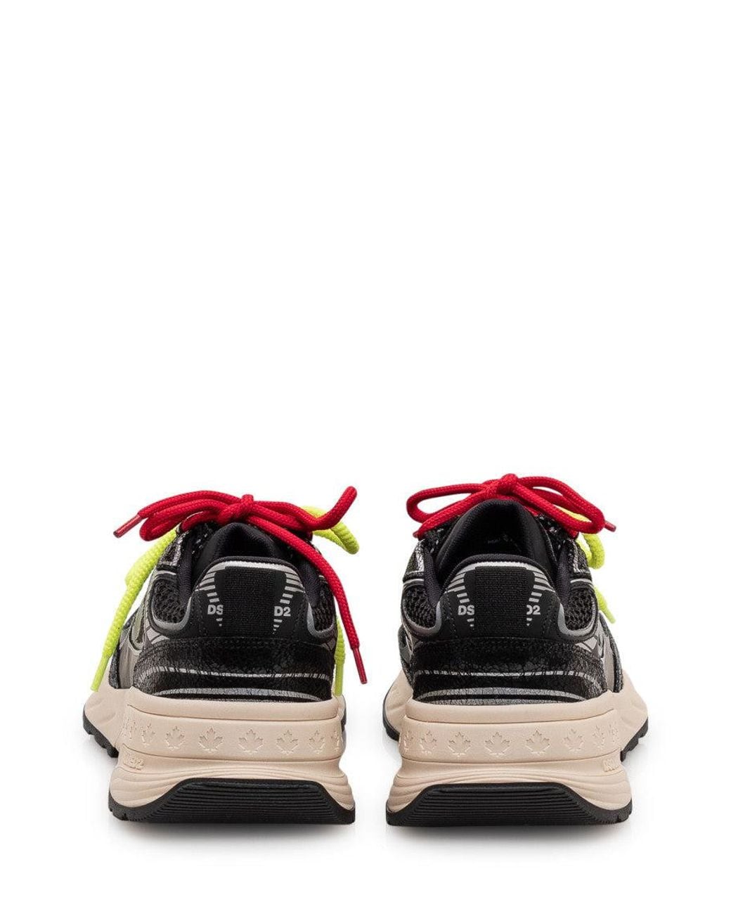 DSquared² Black Textured Sneakers for men