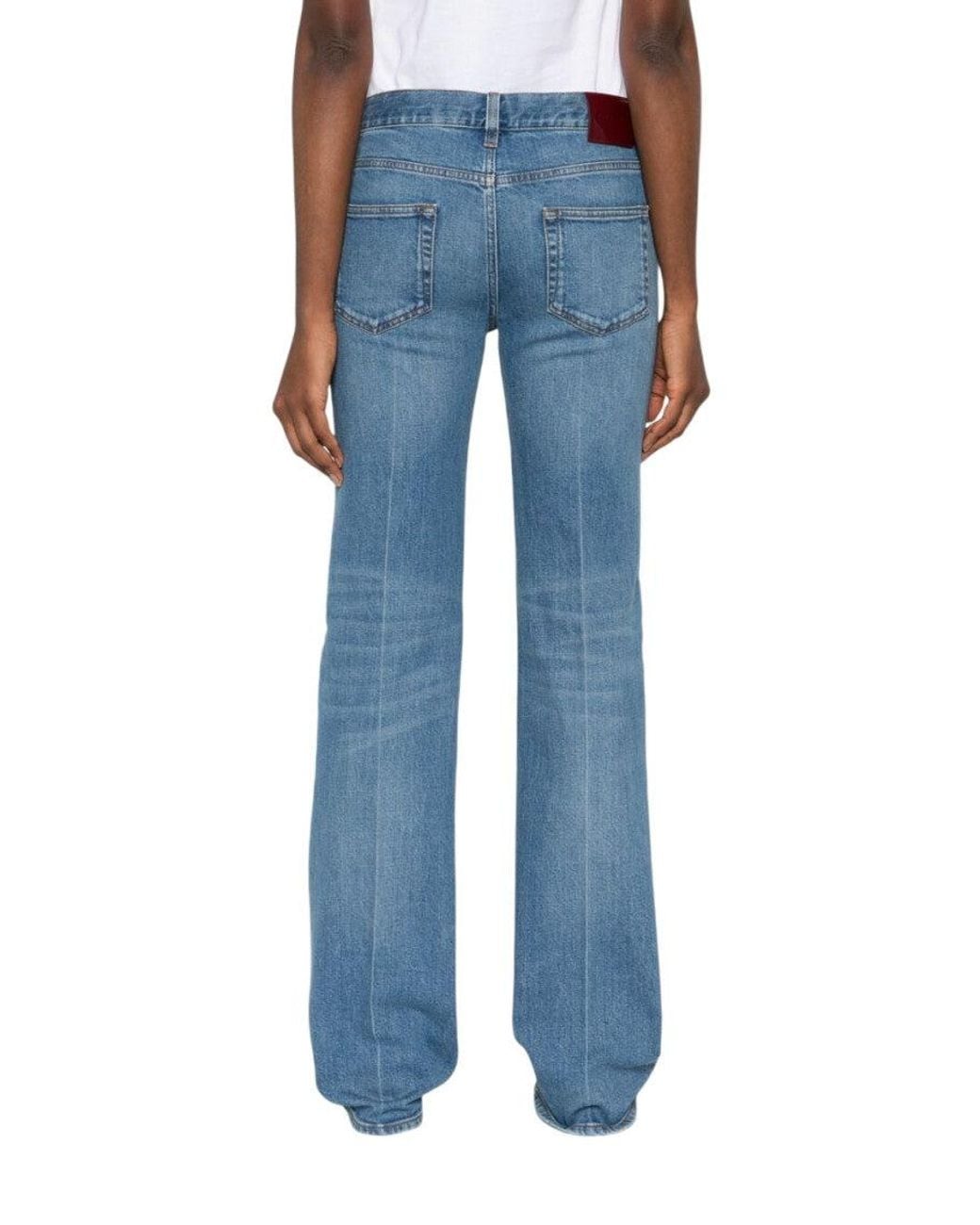 Gucci Blue Slim Mid Rise Jeans