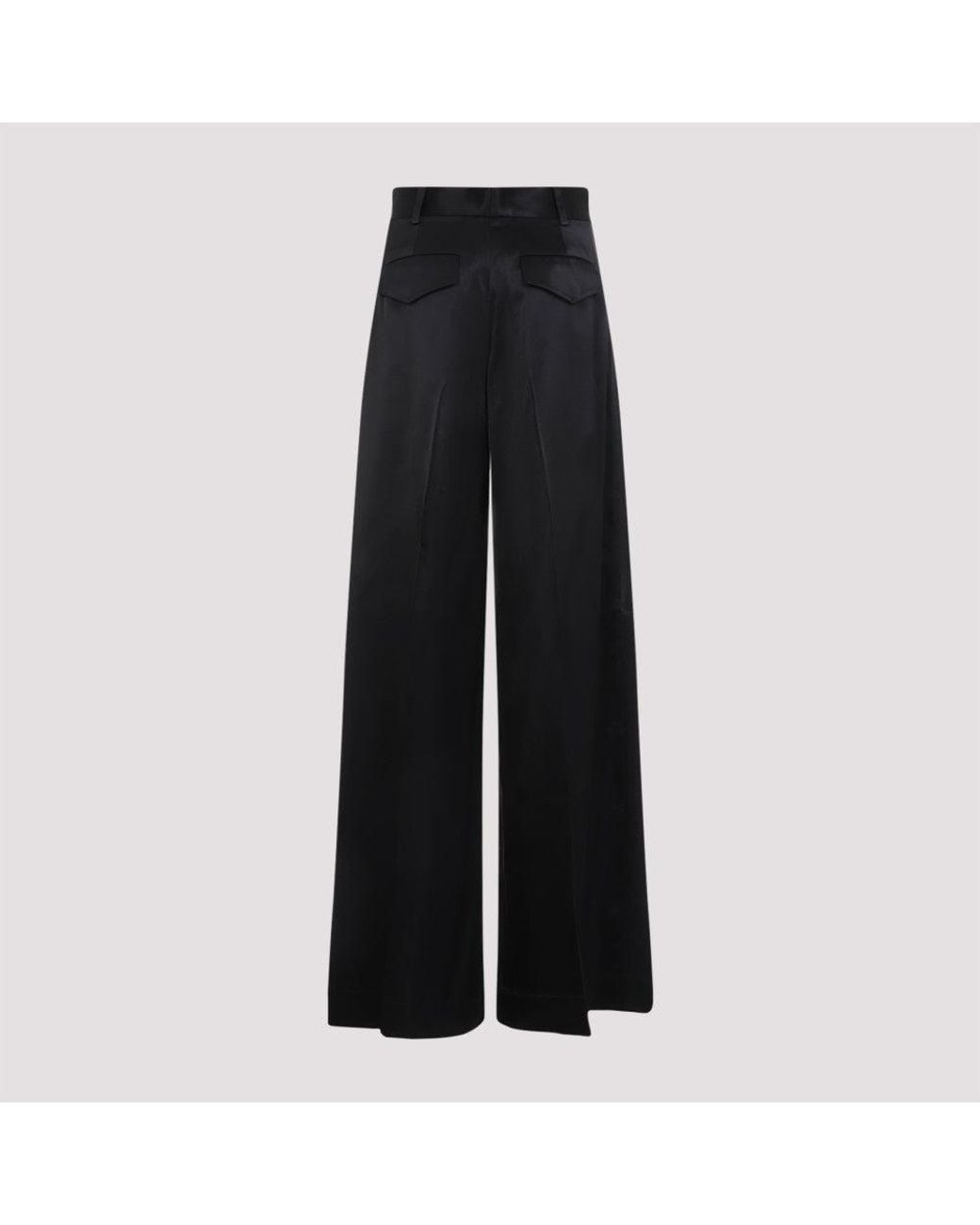 Jil Sander Black Viscose Pants