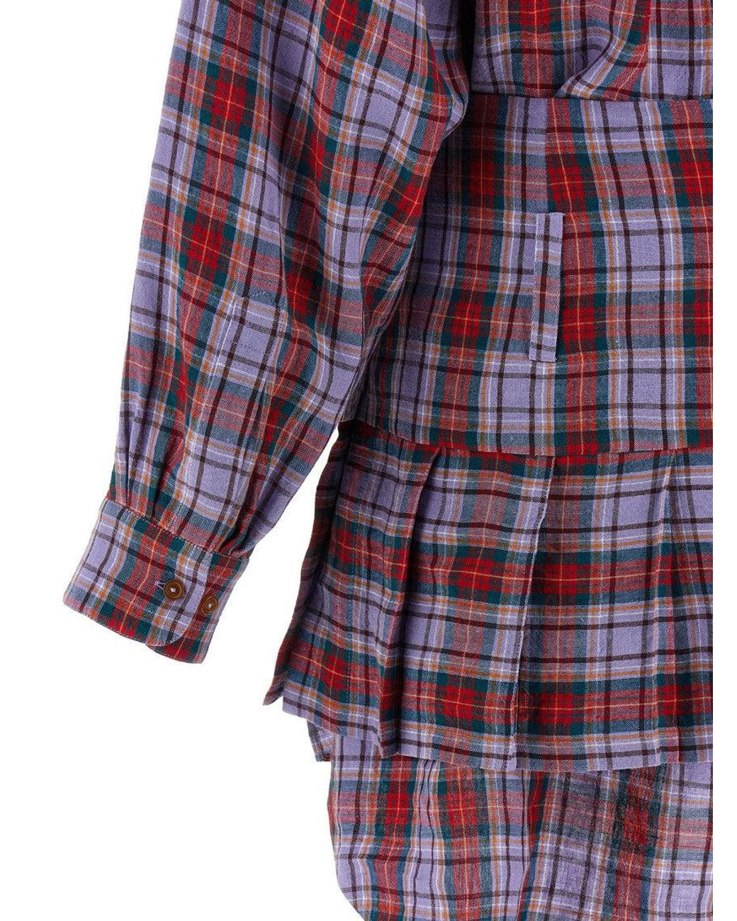 Vivienne Westwood Purple Linen Short Dress