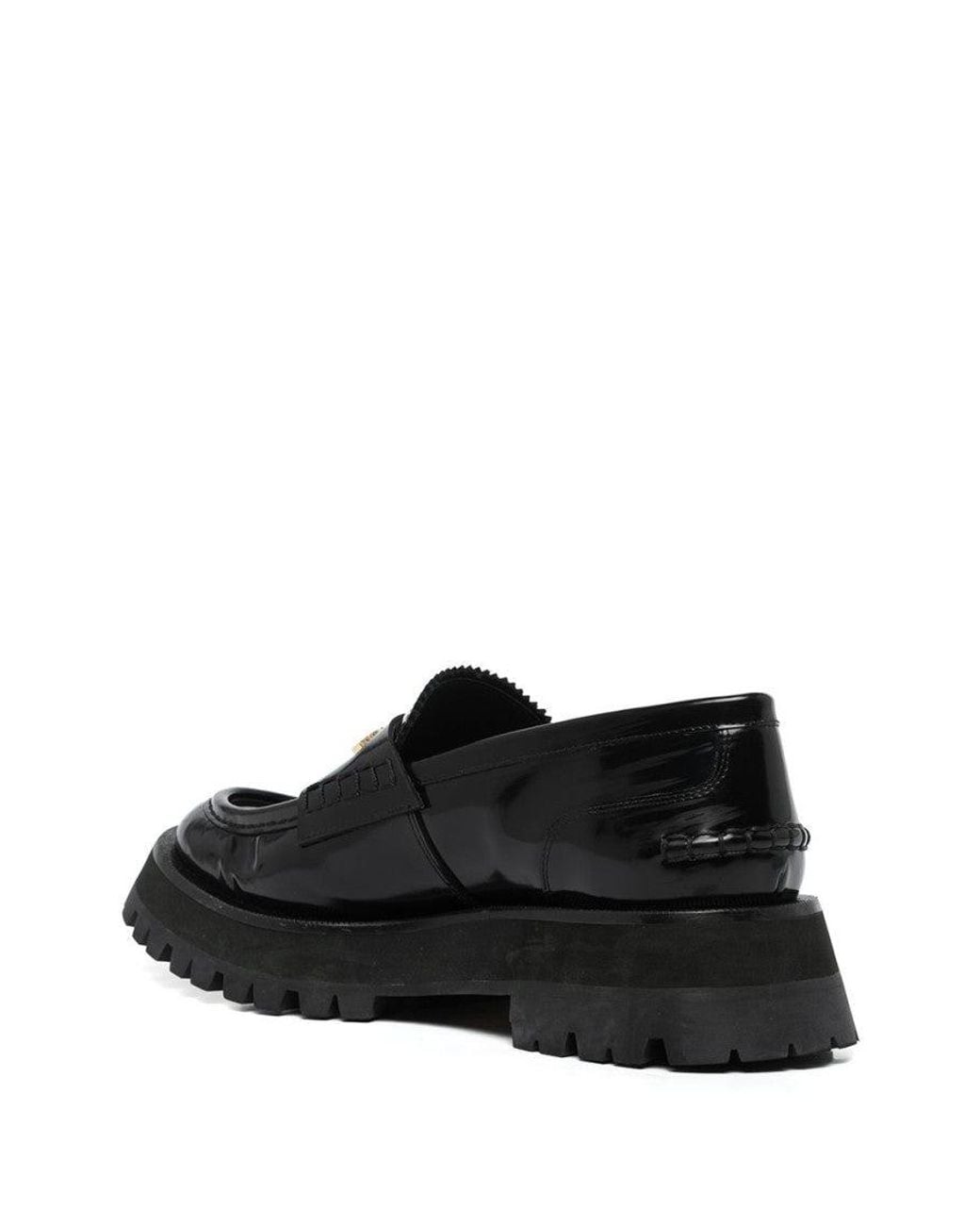 Alexander Wang Black Leather Loafers