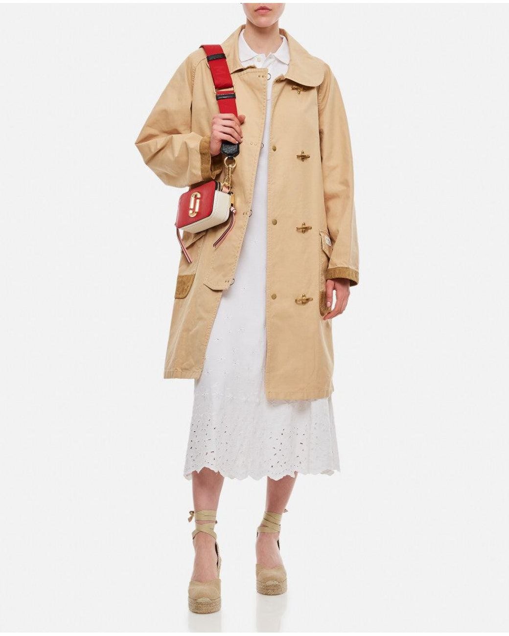 Fay White Multiple Cargo Pockets Jacket