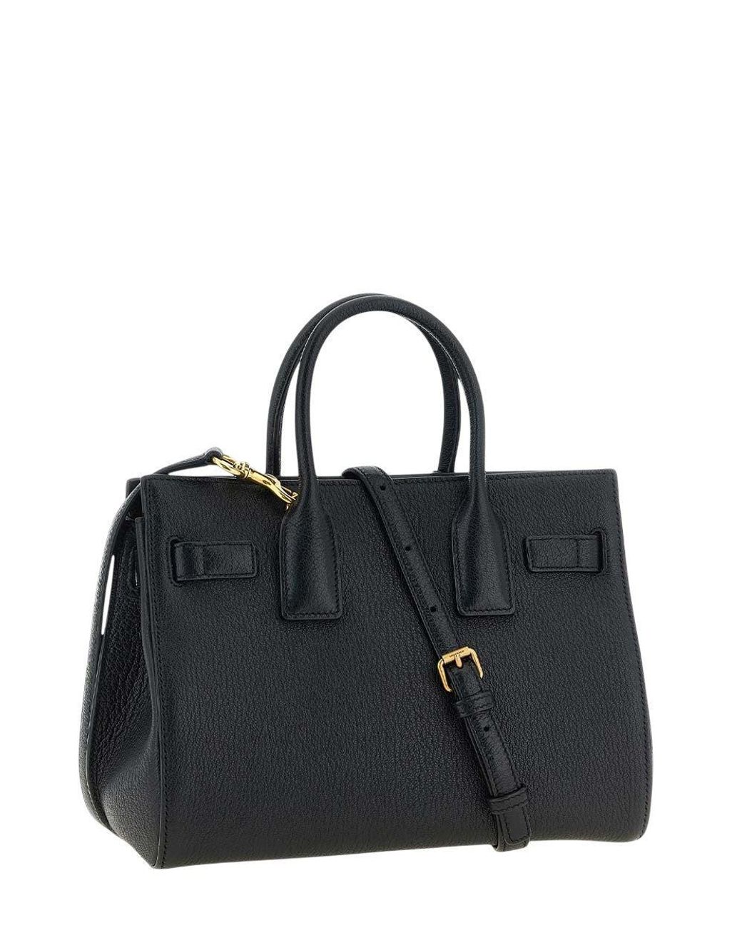 Saint Laurent Black Sac De Jour Small Satchel
