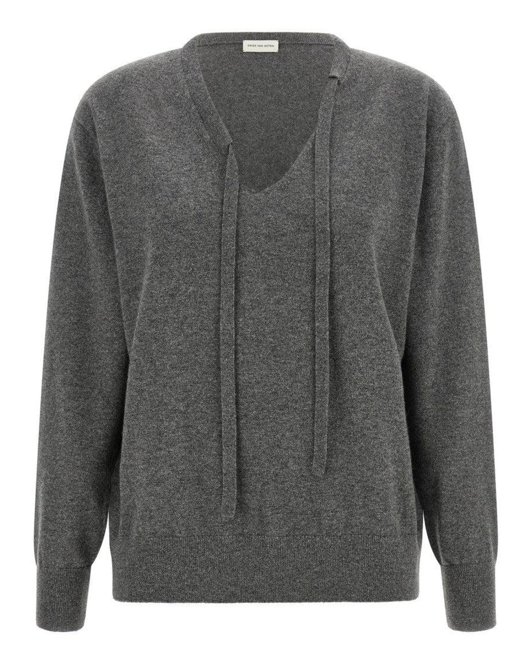 Dries Van Noten Gray 'Towie' Sweater