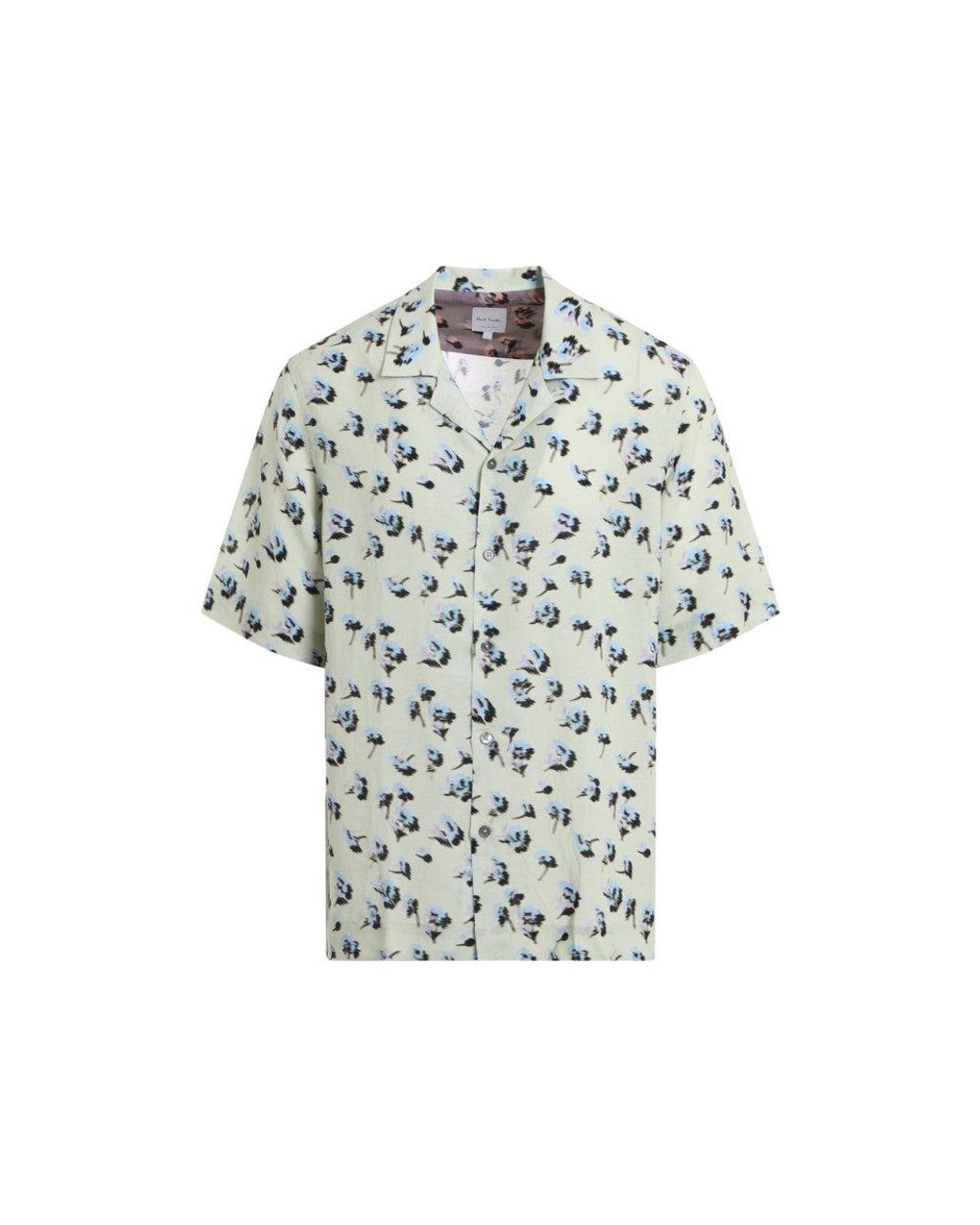 Paul Smith Green Short Sleeve Shirt for men