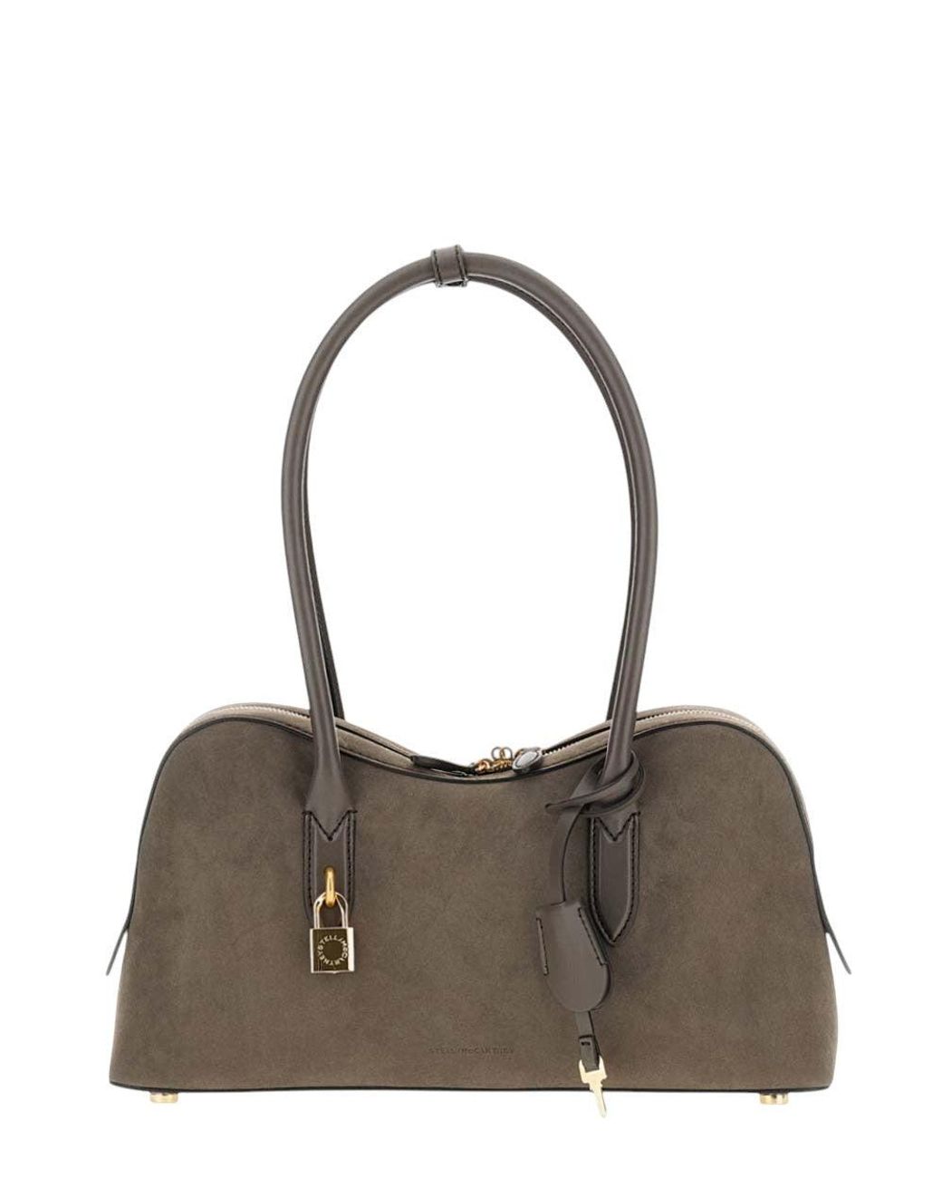 Stella McCartney Brown Dark Ryder Large Shoulder Bag