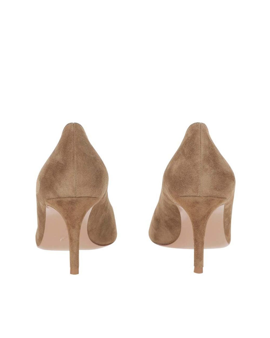Gianvito Rossi Brown Slip-On Pumps