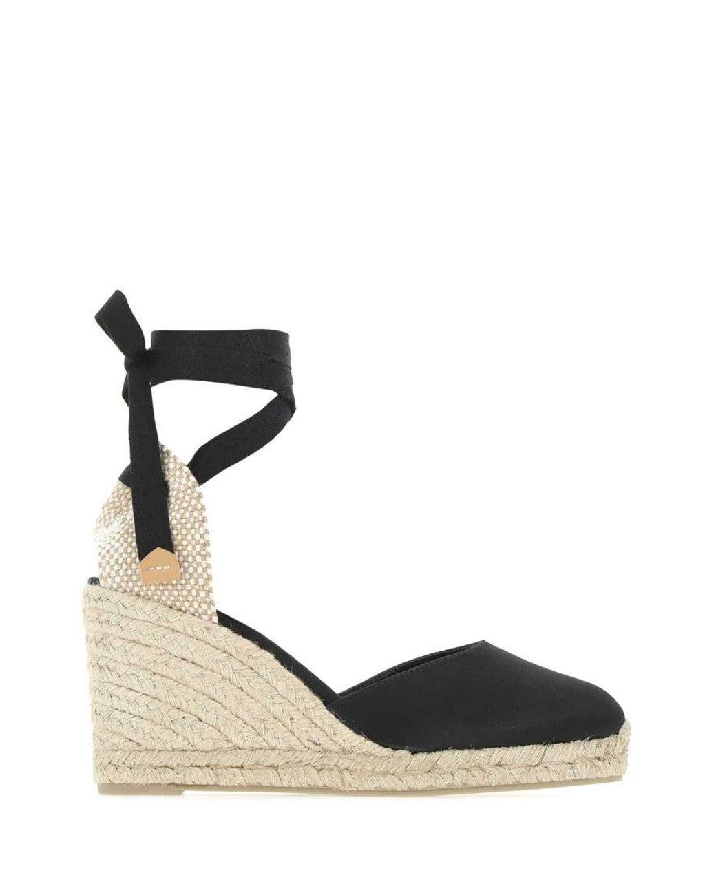 Castaner Black Espadrillas