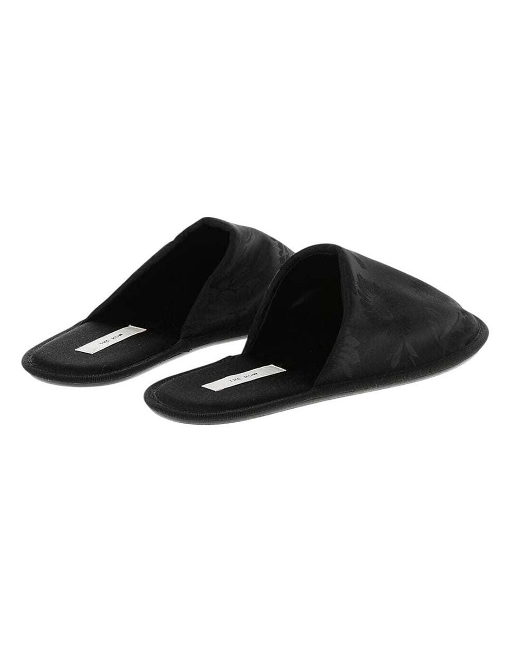 The Row Black Textured Frances Mule