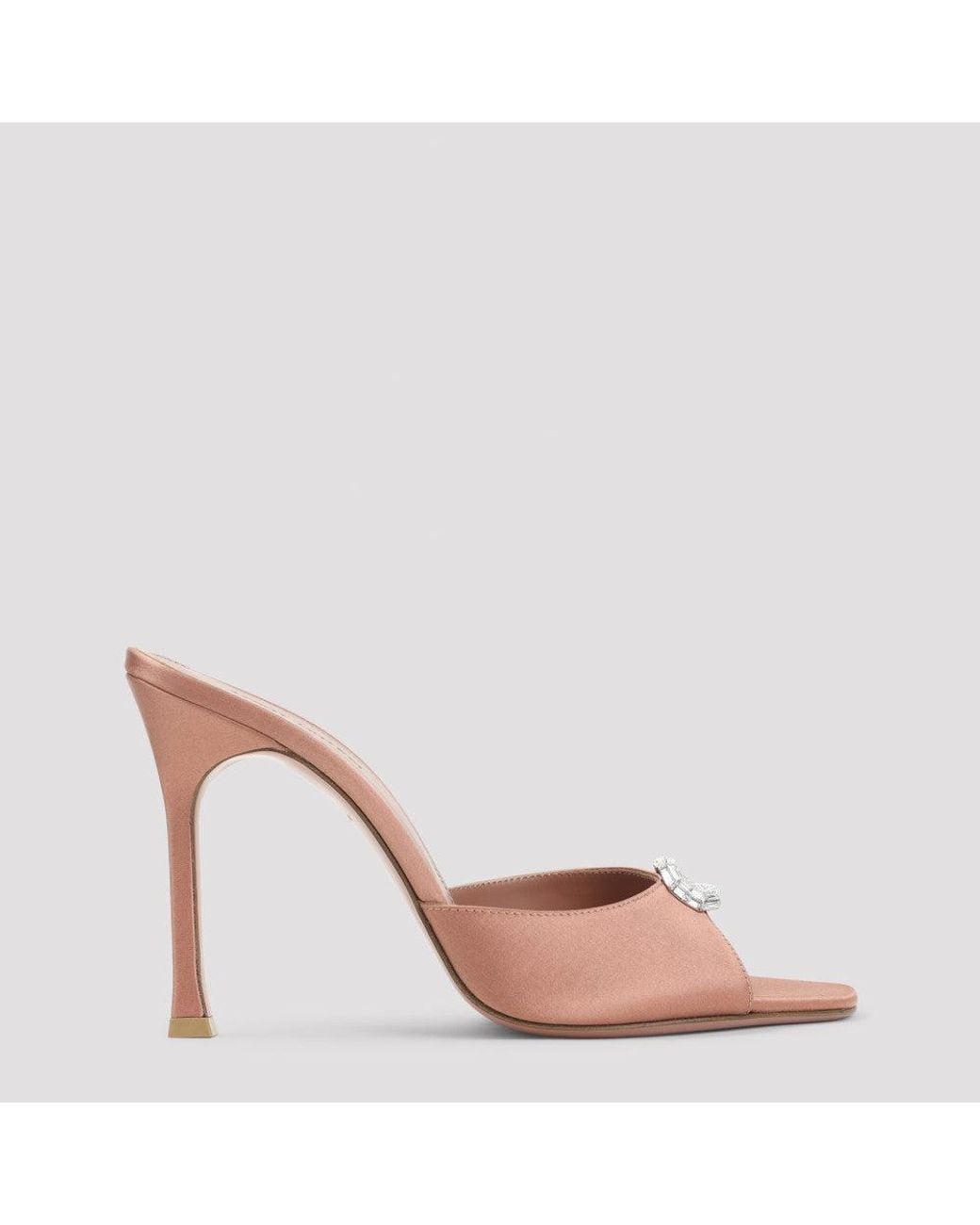 AMINA MUADDI Pink Slip-On Heels