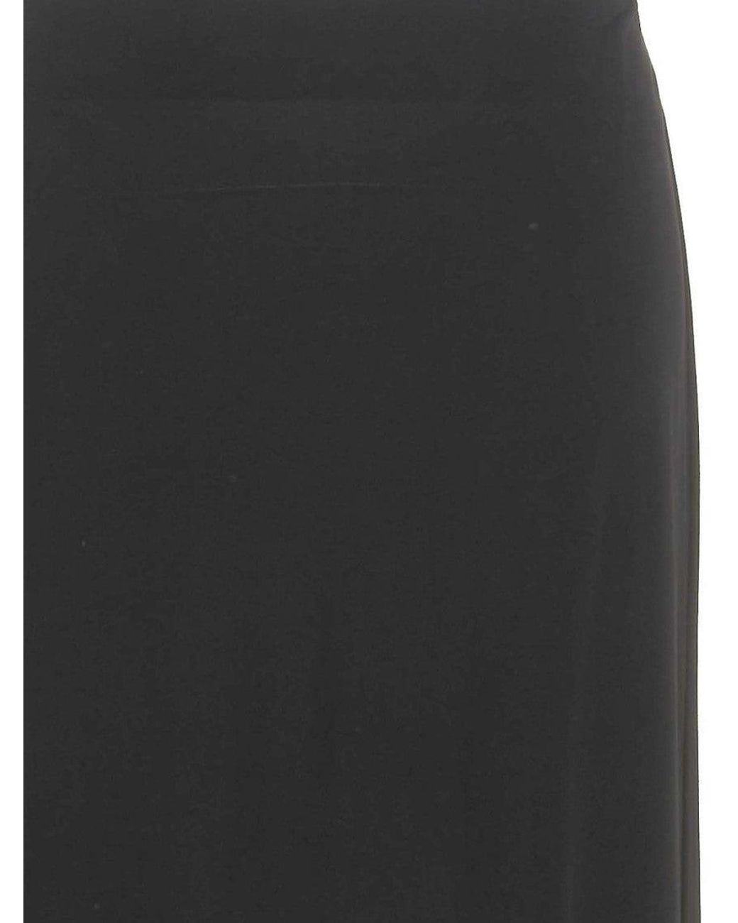 Magda Butrym Black Asymmetrical Long Skirt