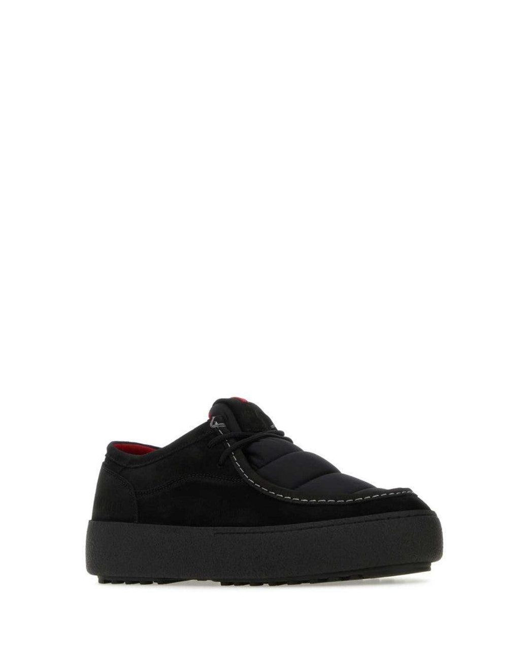 Moon Boot Black Low Top Sneakers for men