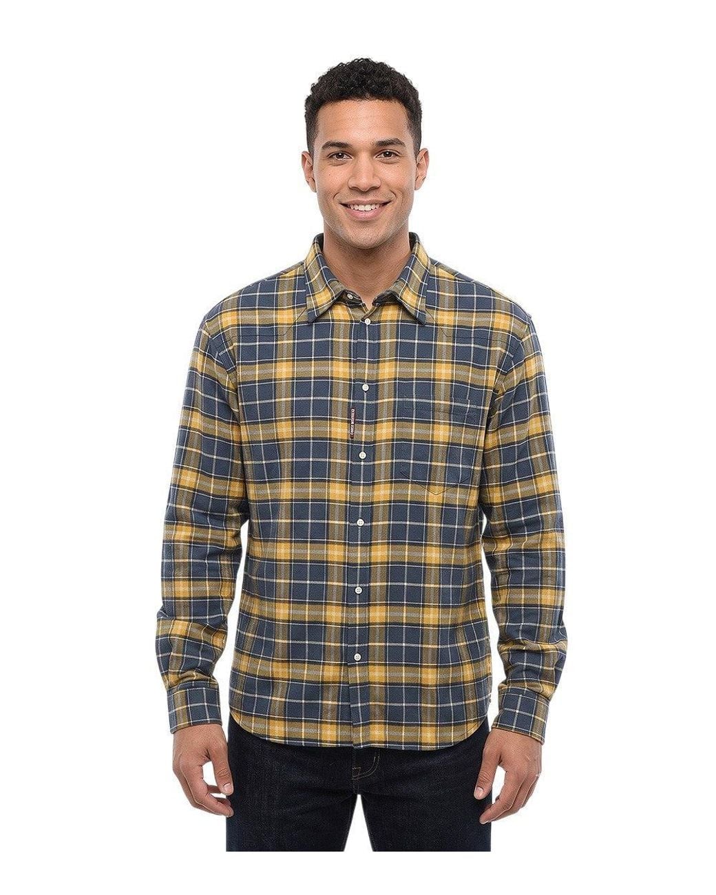 DSquared² Blue Check Shirt for men