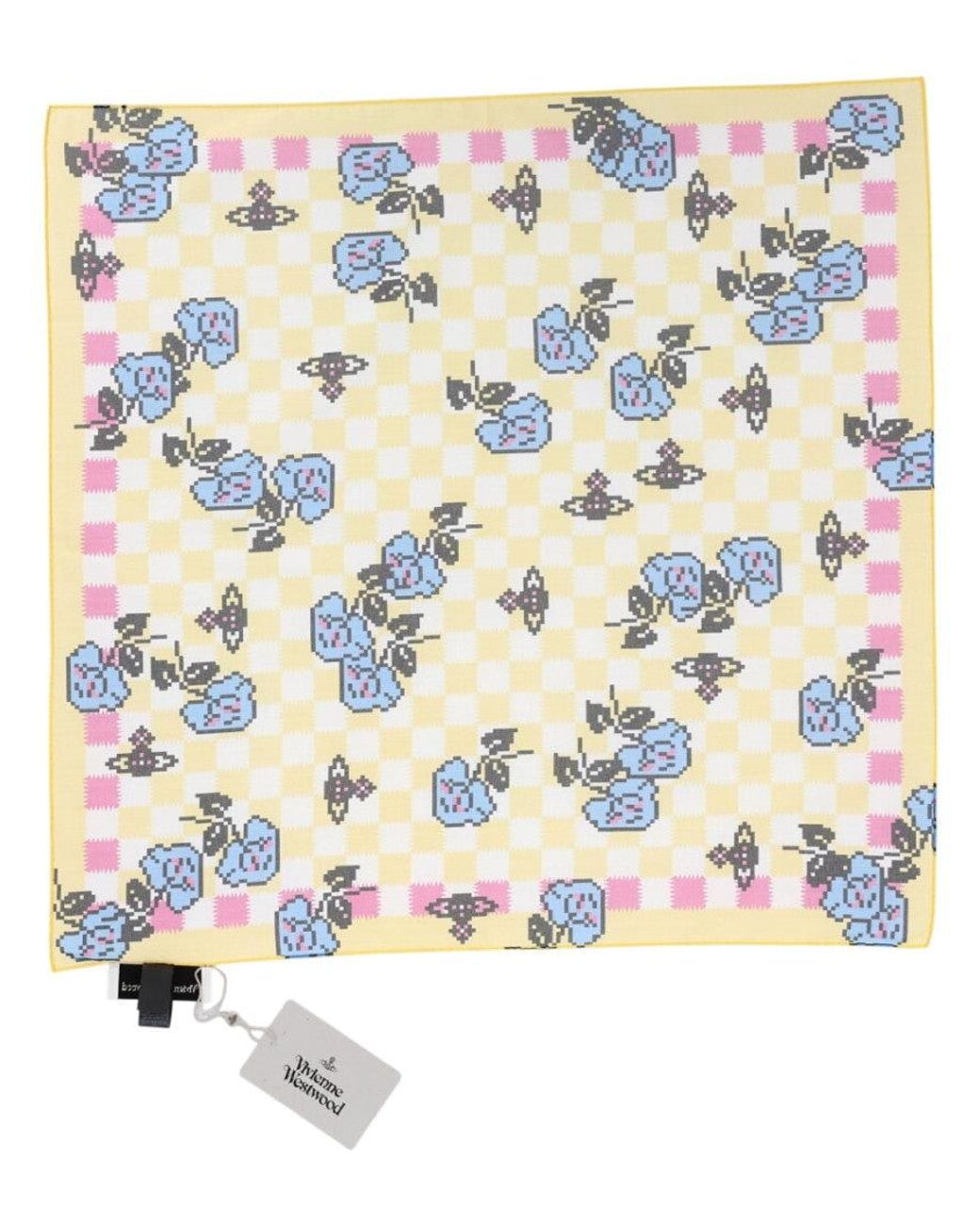 Vivienne Westwood Metallic Printed Scarf