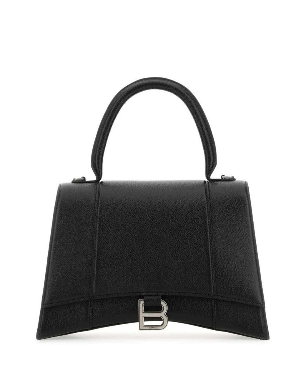 Balenciaga Black Hourglass Medium Shoulder Bag