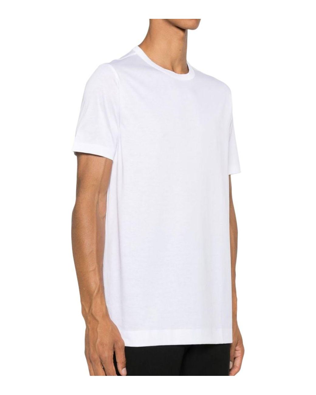 Boss White Solid Polo for men