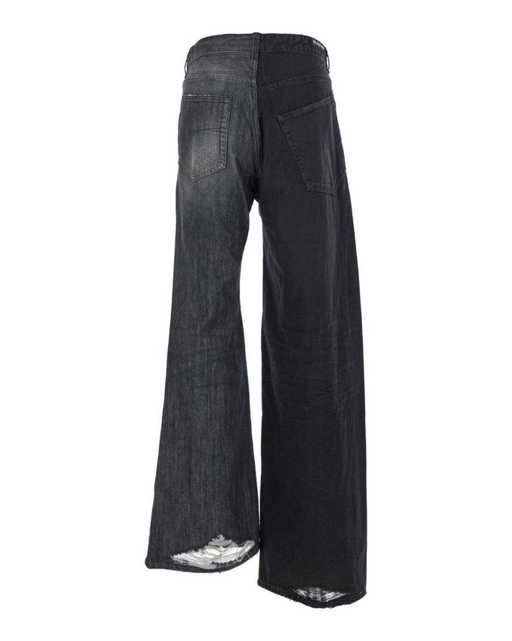 Balenciaga Black Fifty Fifty Jeans