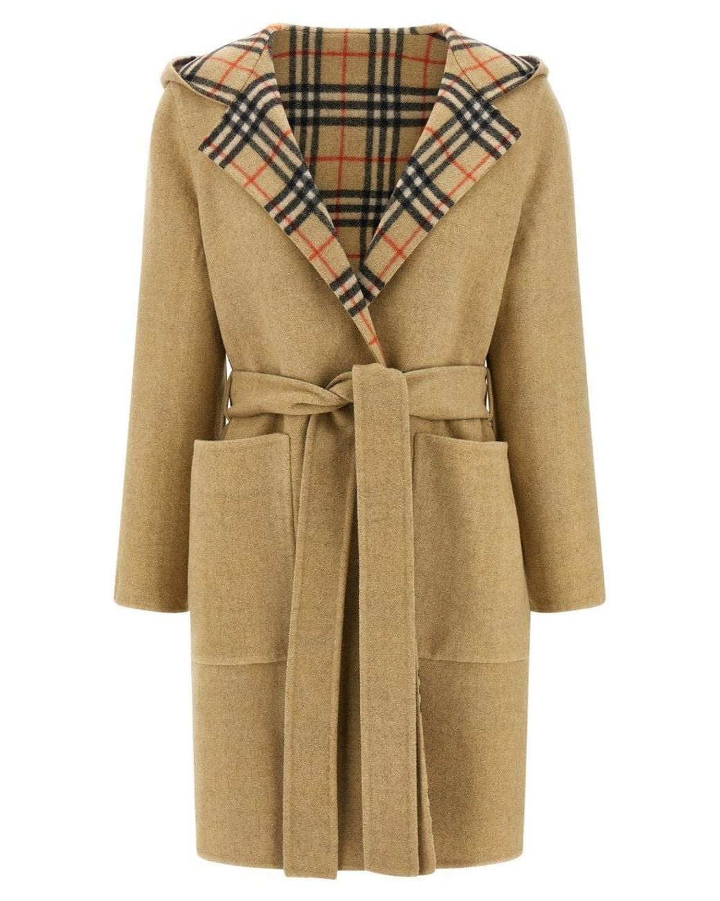 Burberry Natural Hampshire Reversible Coat