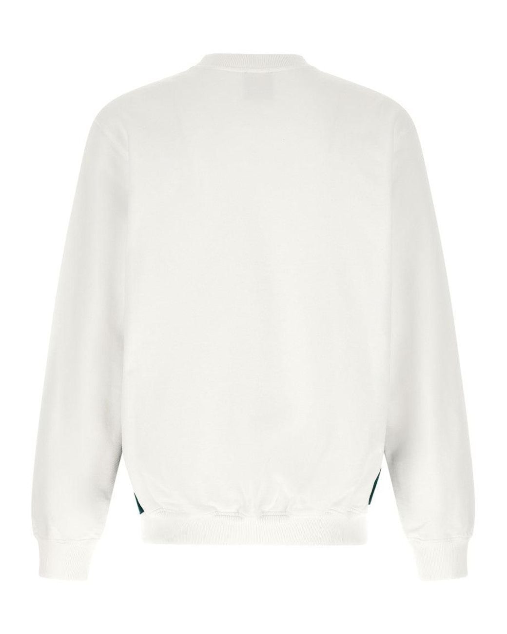 Casablanca White Crew Neck Sweatshirt for men
