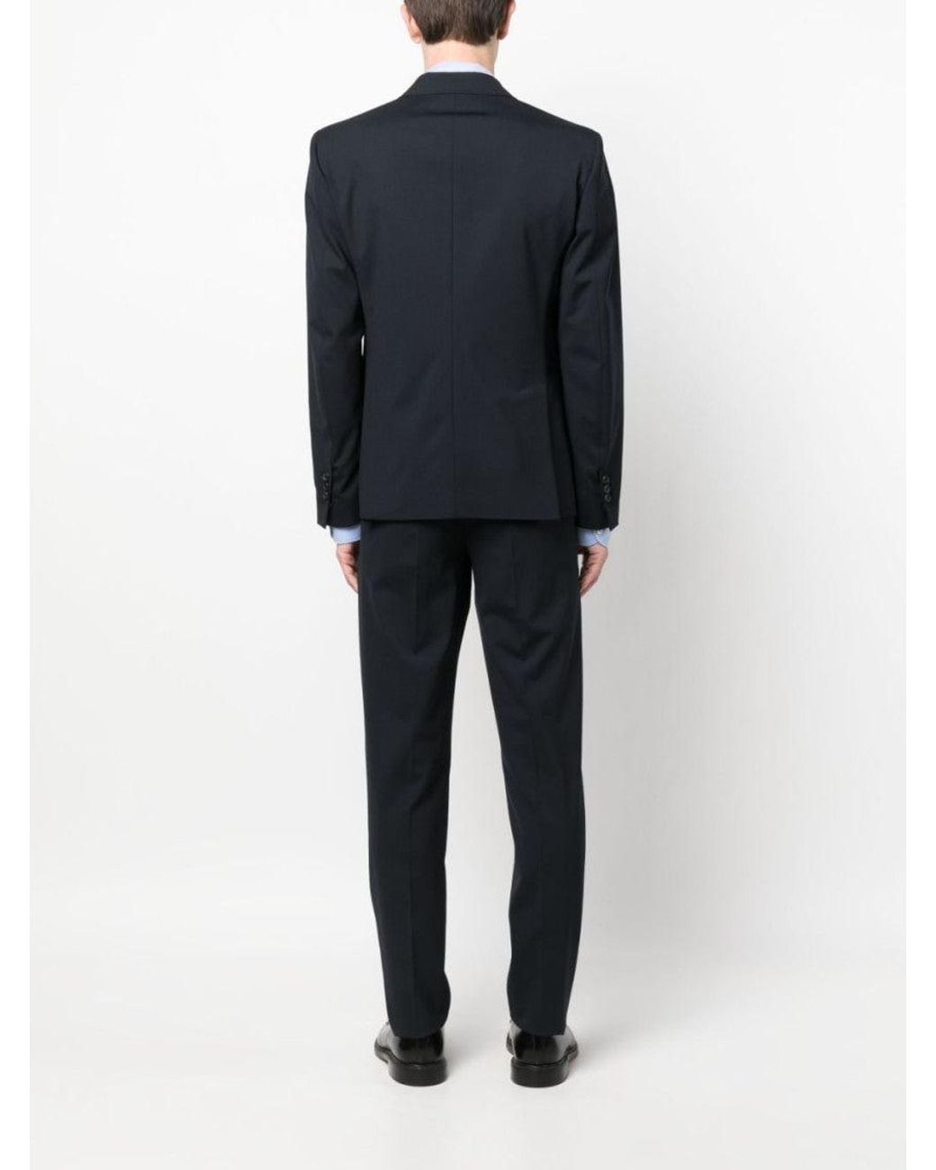 DSquared² Blue Single-Breasted Two-Piece Suit for men