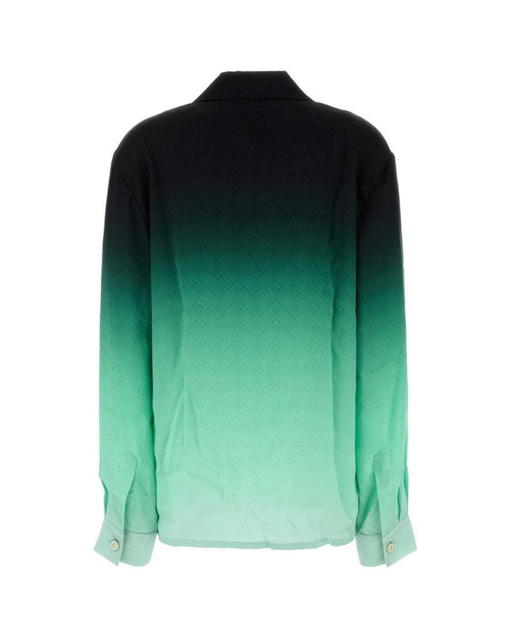 Casablanca Green Regular Ombre Shirt