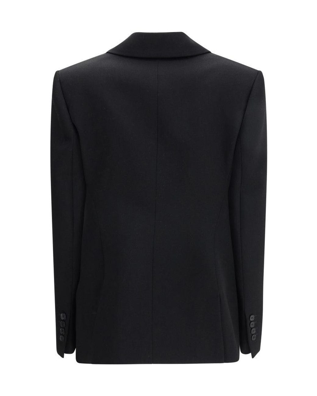 Givenchy Black Peaked Lapel Blazer