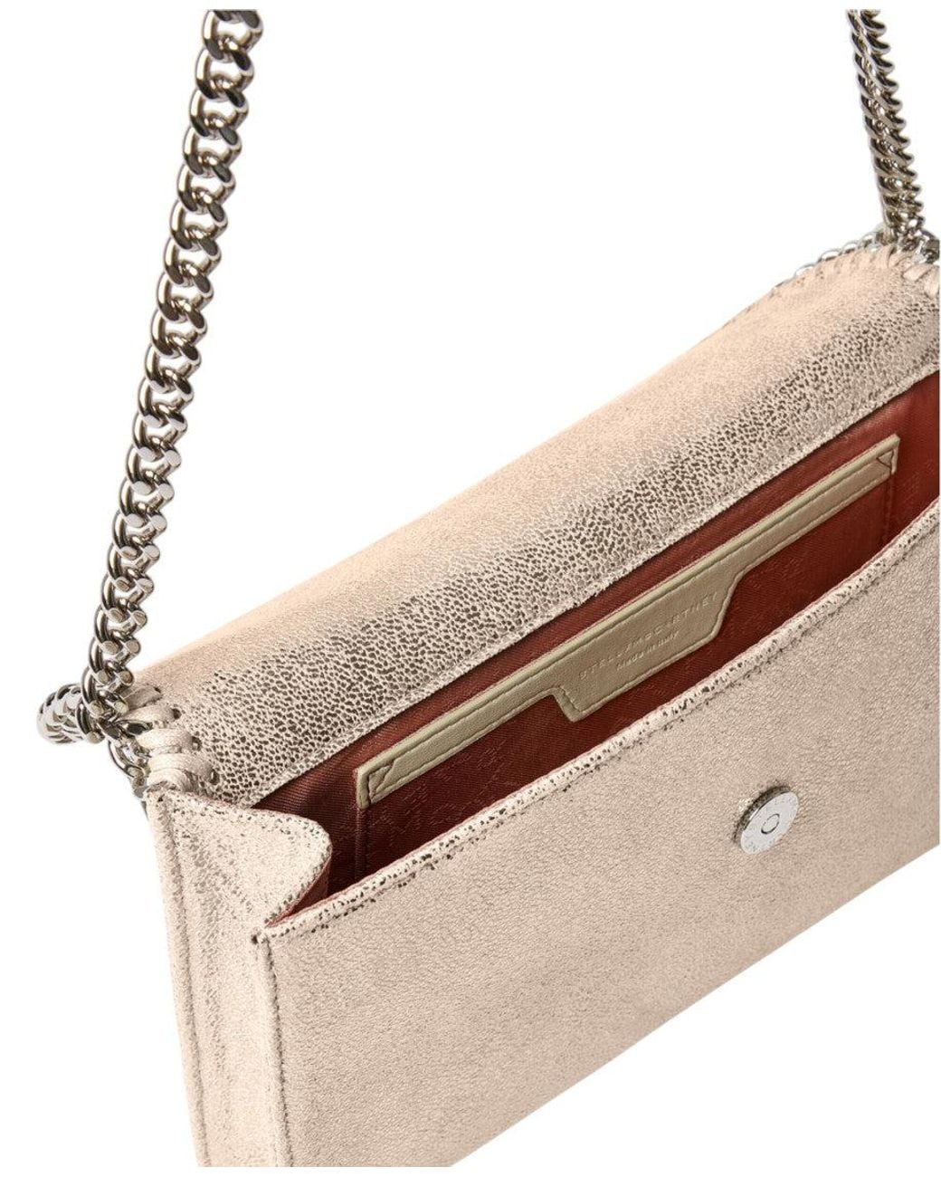 Stella McCartney Pink Light Falabella Small Crossbody Bag