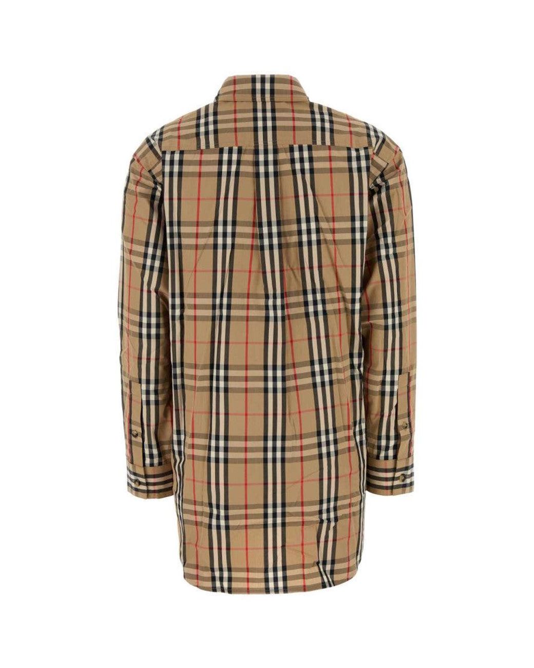 Burberry Multicolor Embroidered Cotton Shirt
