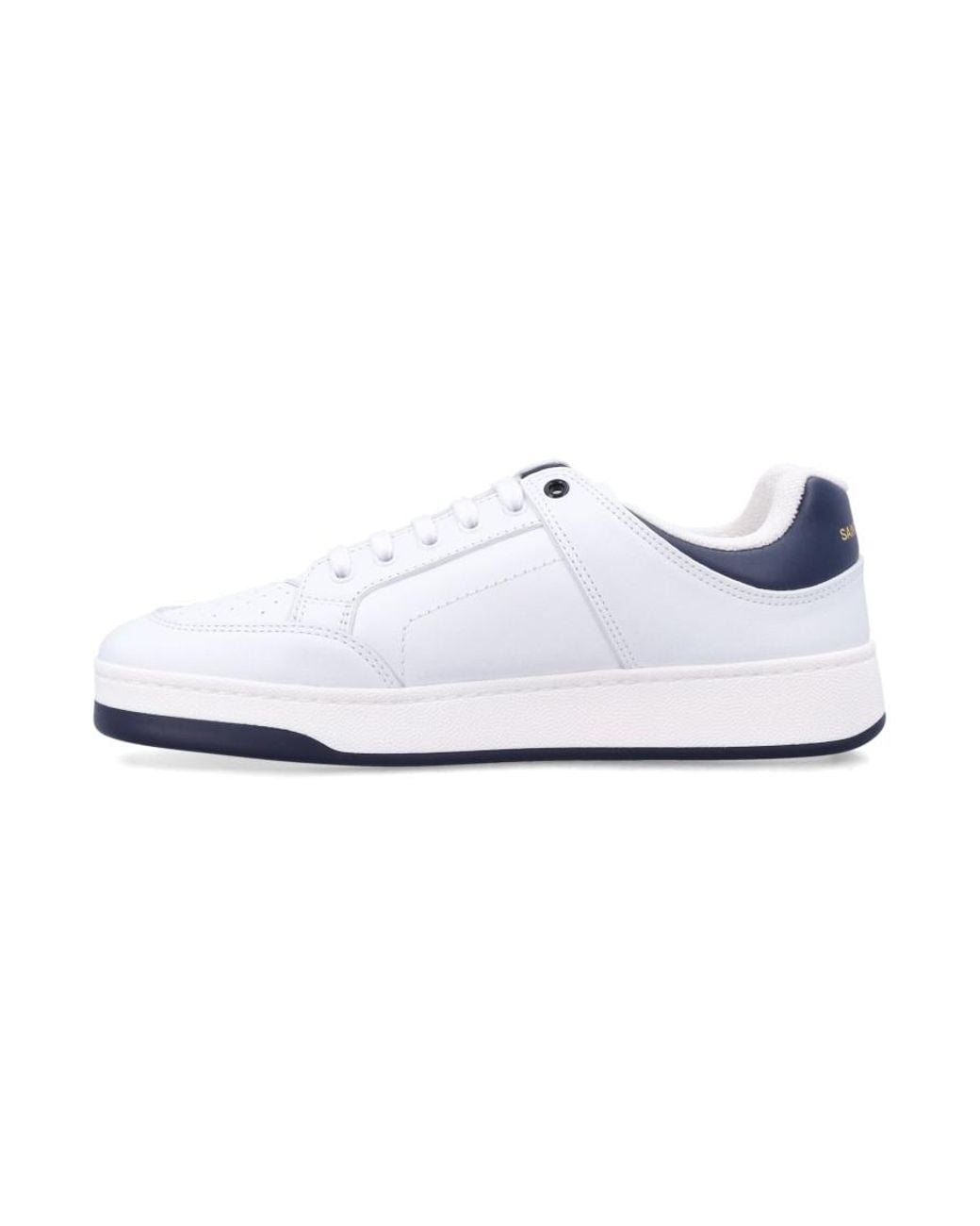 Saint Laurent White Sl61 Signature Sneakers for men