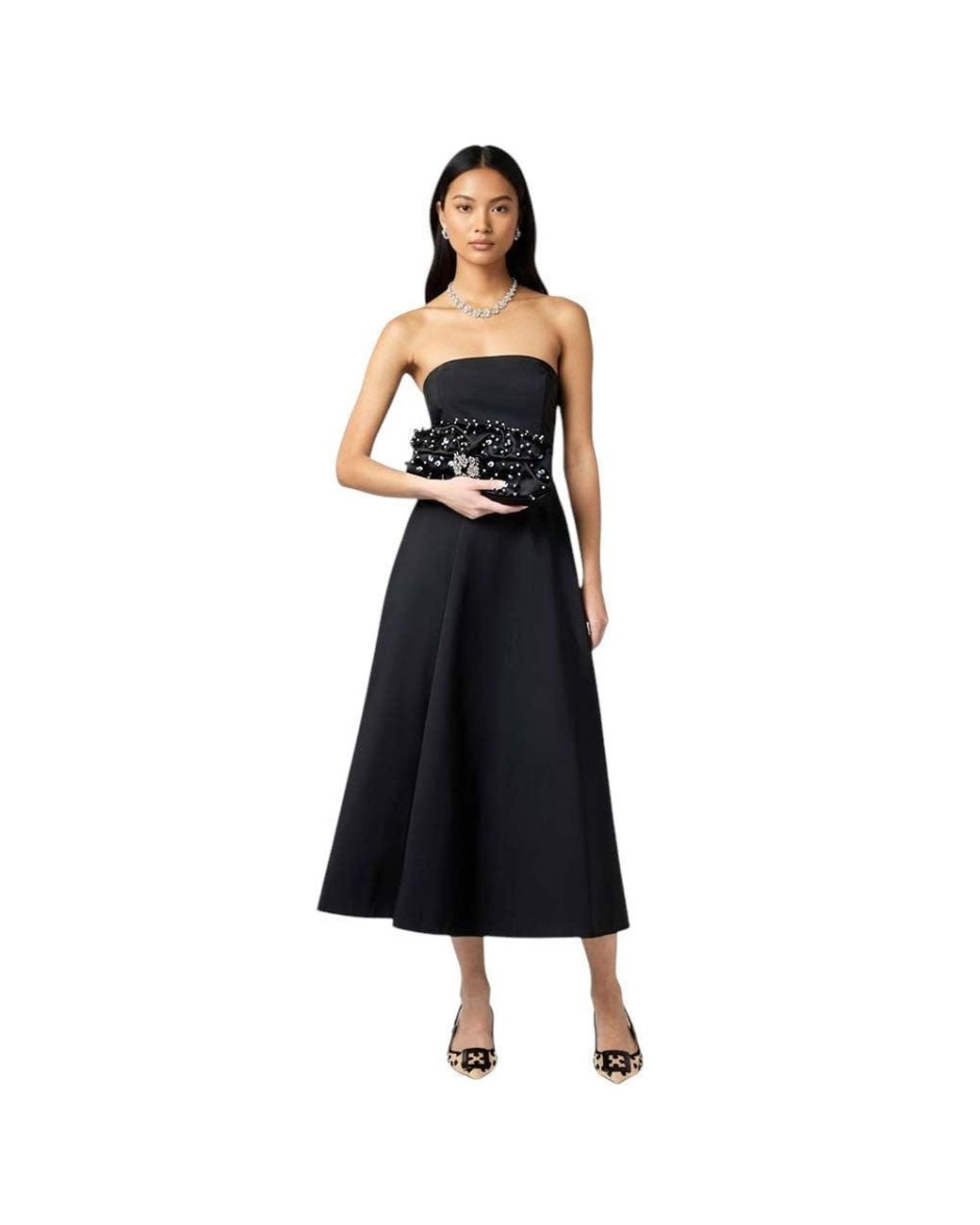 Roger Vivier Black Efflorescence Clutch