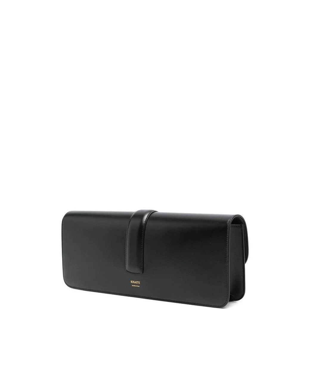 Khaite Black Blake Clutch