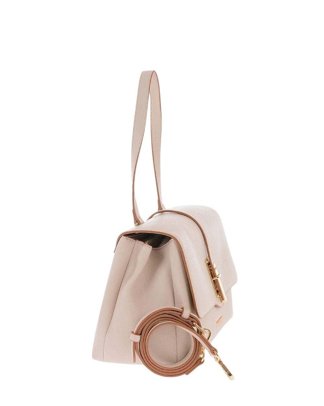 Love Moschino Natural Logo Large Shoulder Bag