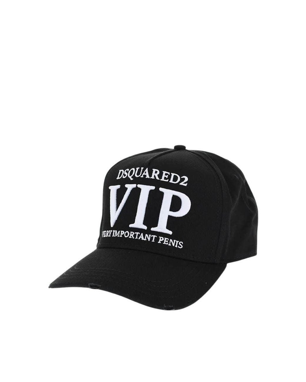 DSquared² Black Embroidered Logo Baseball Cap for men