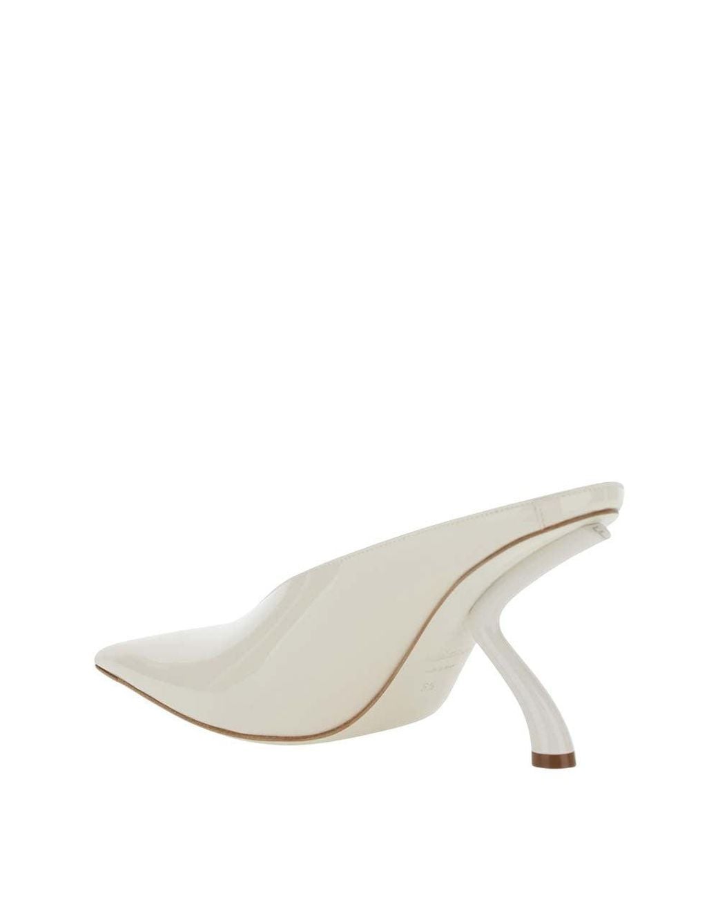 Ferragamo Natural Pointed-Toe Mules