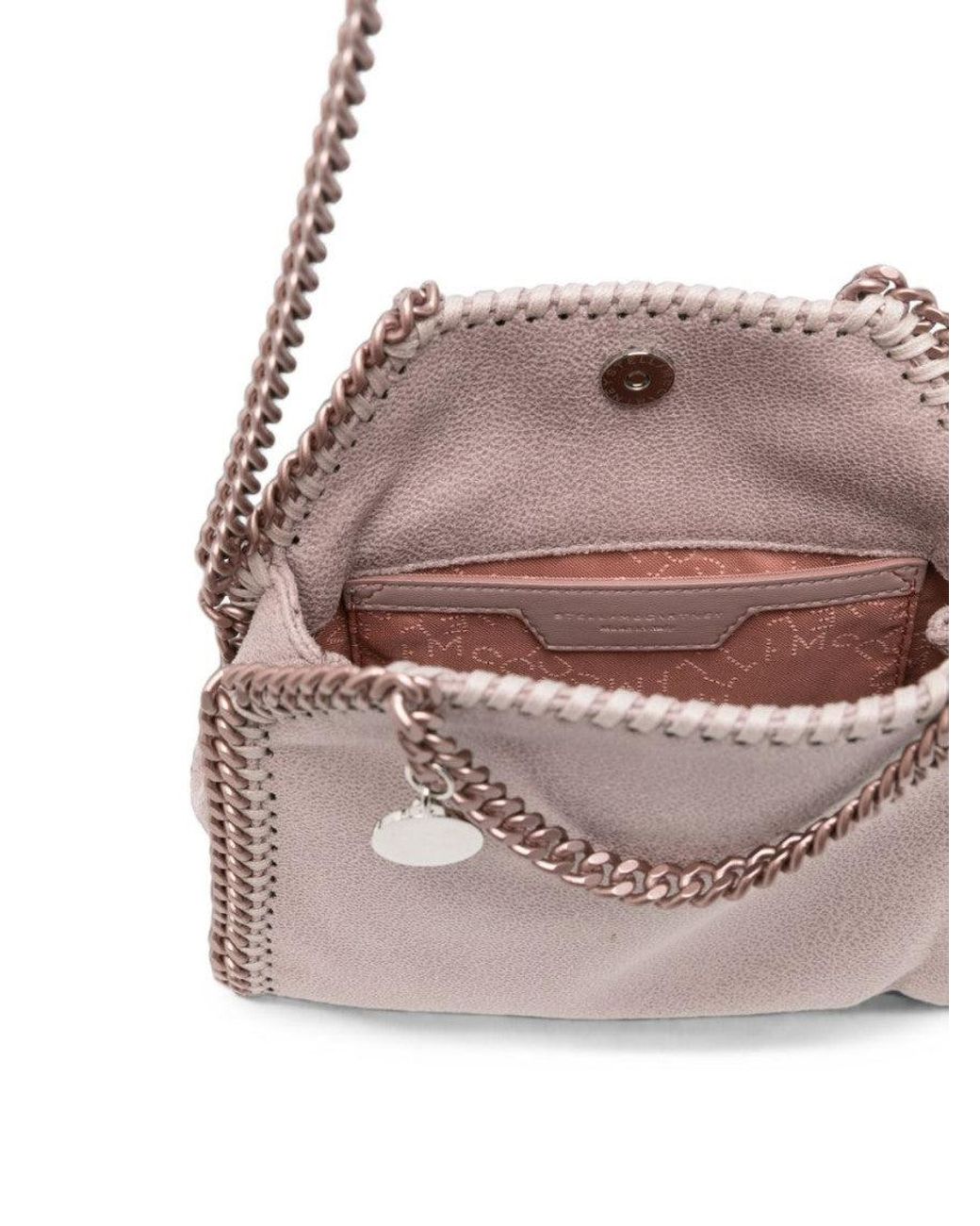 Stella McCartney Pink Falabella Tiny Crossbody Bag