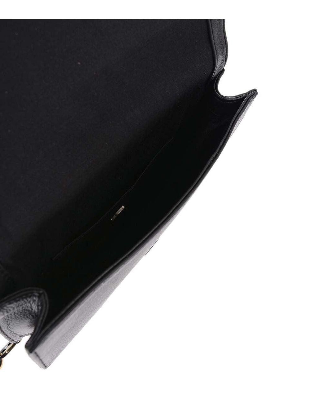 Love Moschino Black Heart-Charm Small Shoulder Bag
