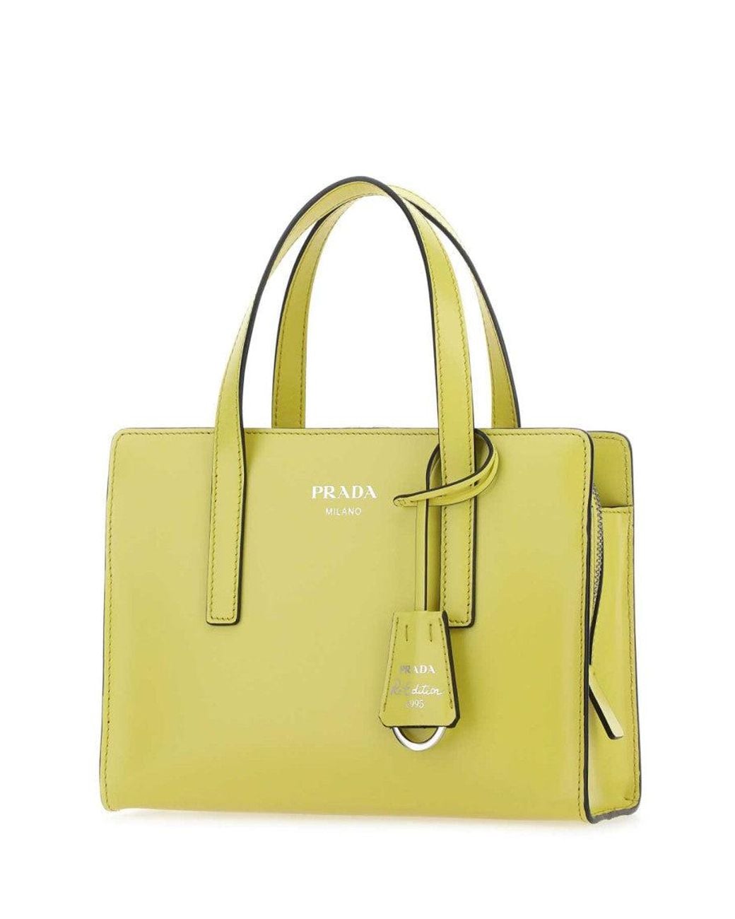 Prada Yellow Acid Re-Edition 1995 Satchel Bag