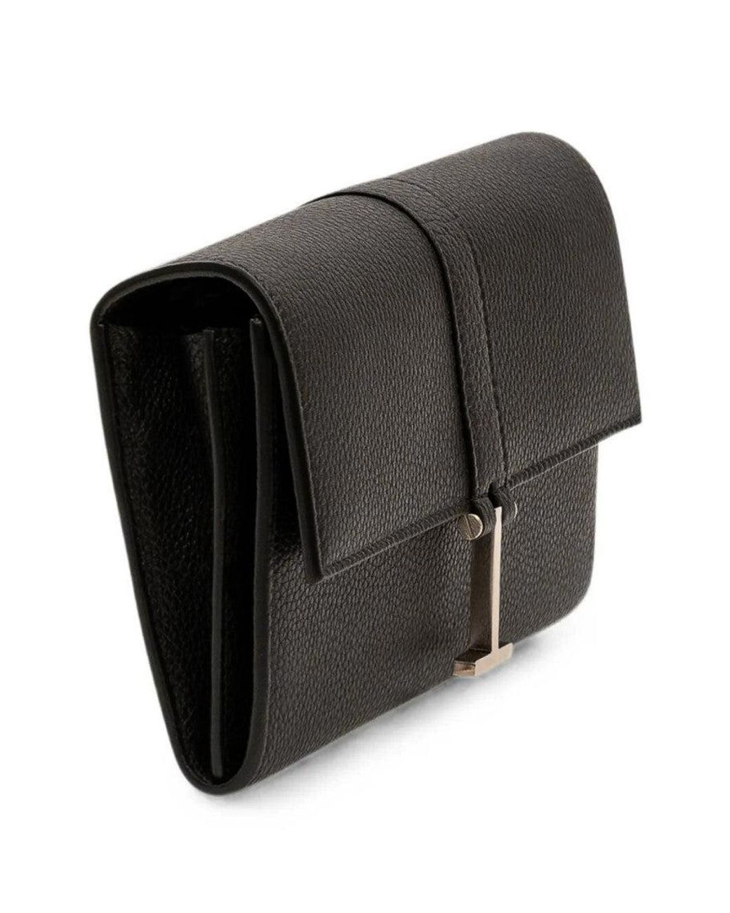 Tom Ford Black T Logo Clutch
