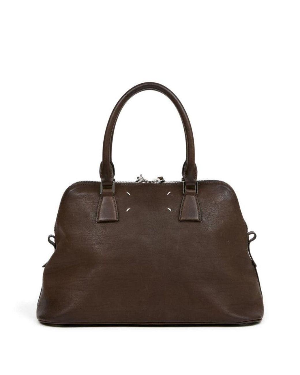 Maison Margiela Brown 5Ac Loved To Death Medium Bag