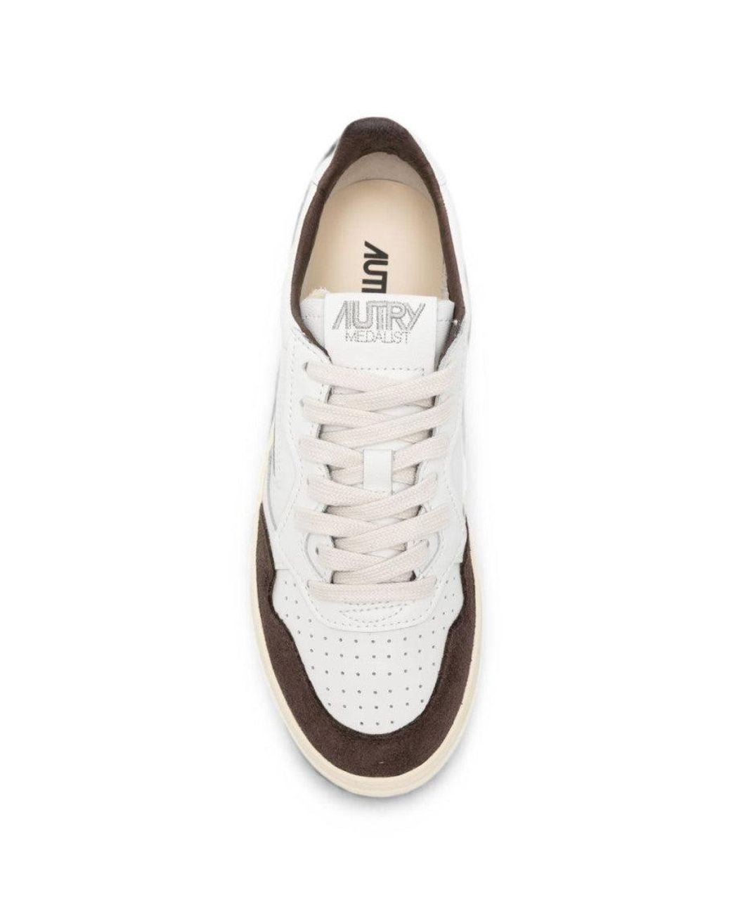 Autry White Color Block Sneakers