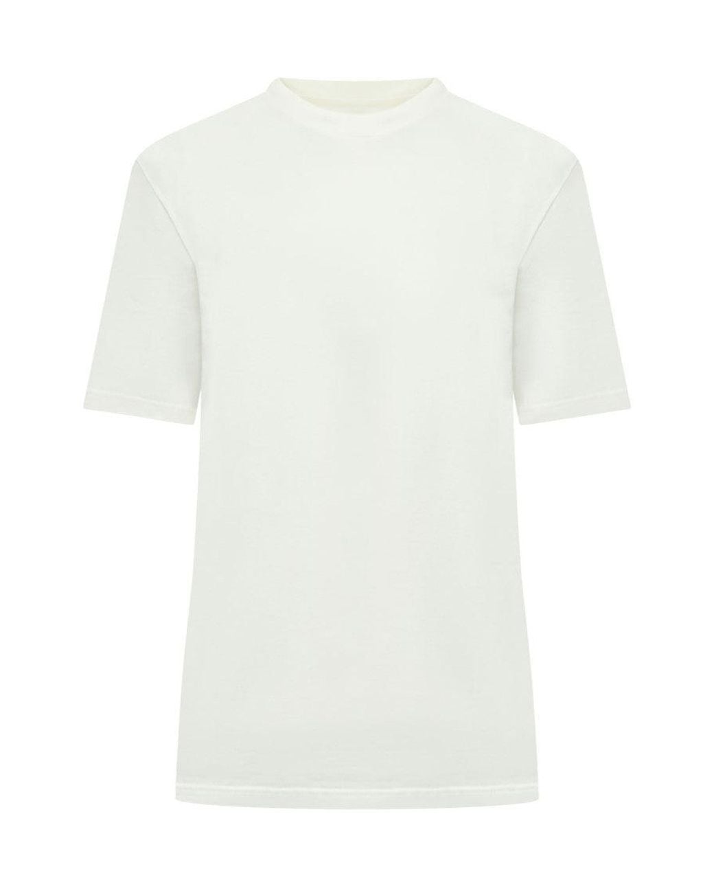Jil Sander White Universal Consciousness T-Shirt