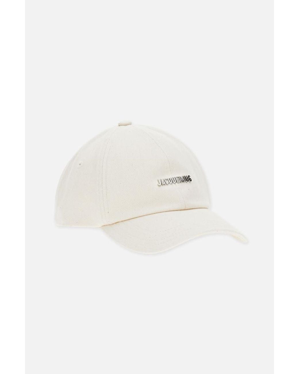 Jacquemus White Logo Baseball Hat