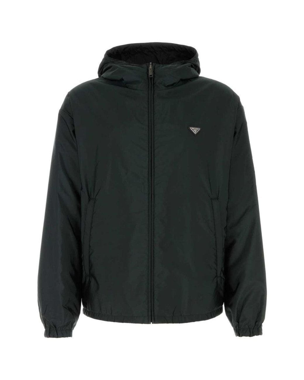 Prada Black Dark Hood Jacket for men