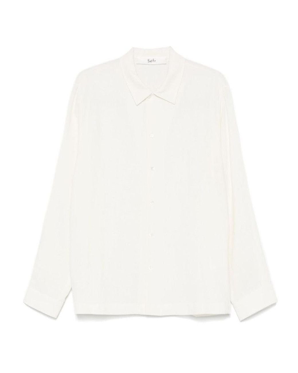 Séfr White Sense Shirt for men