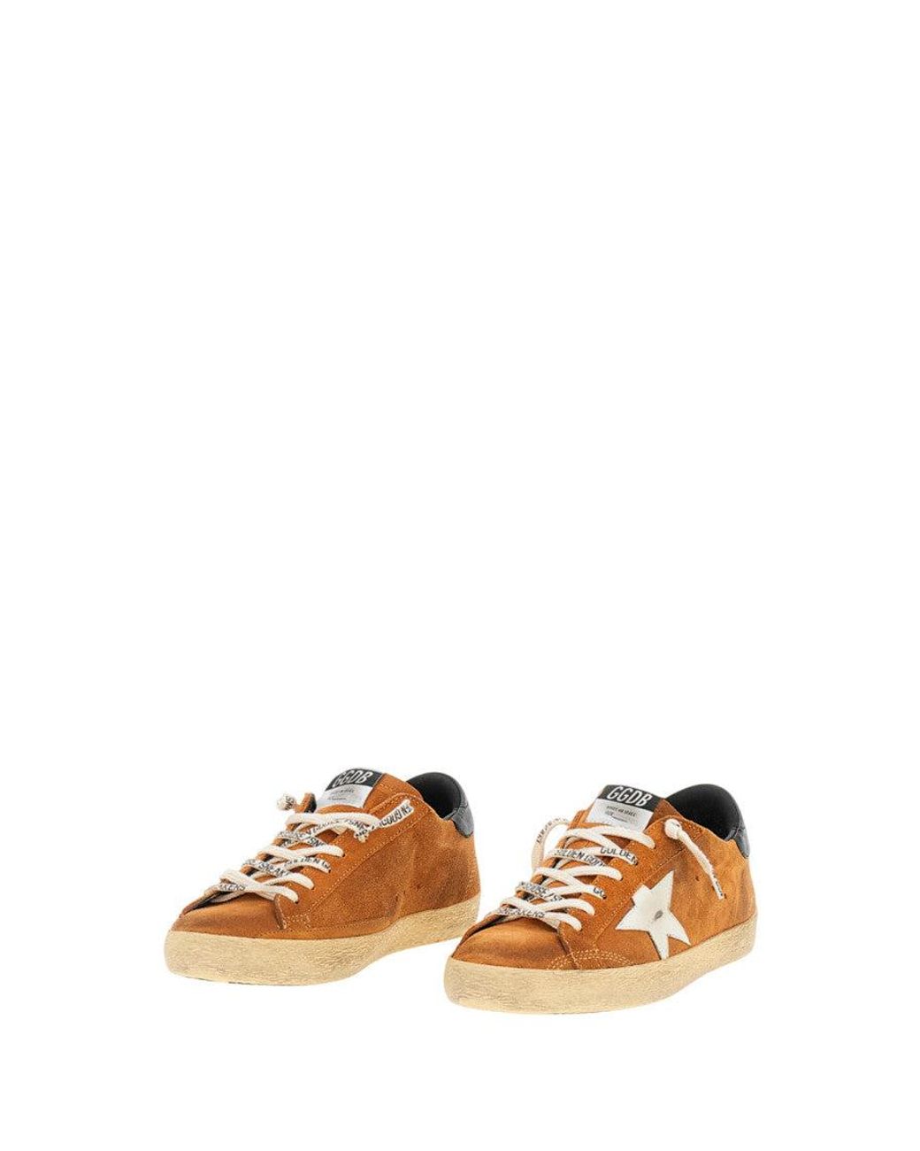 Golden Goose Deluxe Brand Brown Color Block Sneakers for men