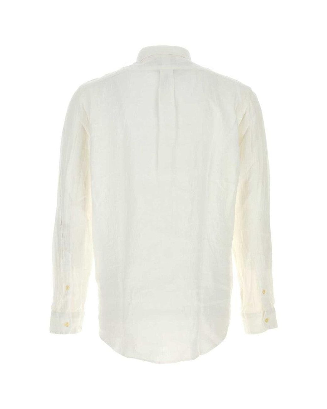 Polo Ralph Lauren White Off Slim Logo Shirt for men