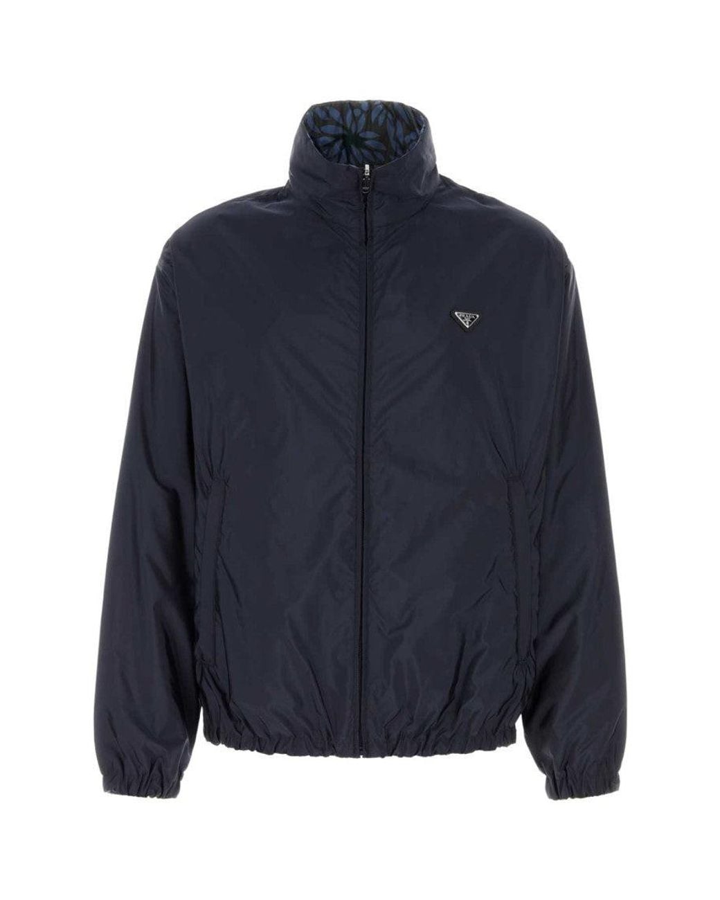 Prada Blue Logo Jacket for men