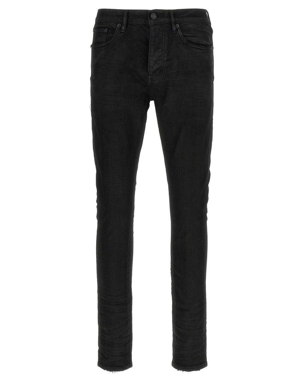 Purple Brand Black Mid Rise Jeans for men